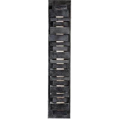 Generation Lighting Designers - Ledgend Medium LED Outdoor Sconce - Dark Weathered Zinc - OL11202DWZ