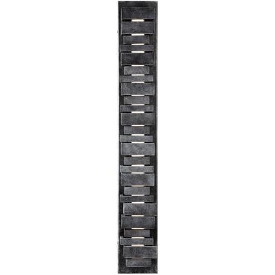 Generation Lighting Designers - Ledgend Large LED Outdoor Sconce - Dark Weathered Zinc - OL11203DWZ