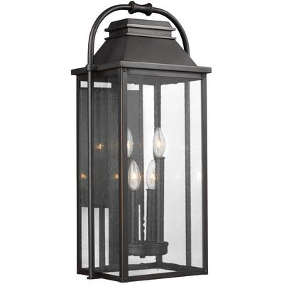 Generation Lighting Designers - Wellsworth Large Outdoor Lantern - Antique Bronze - OL13202ANBZ