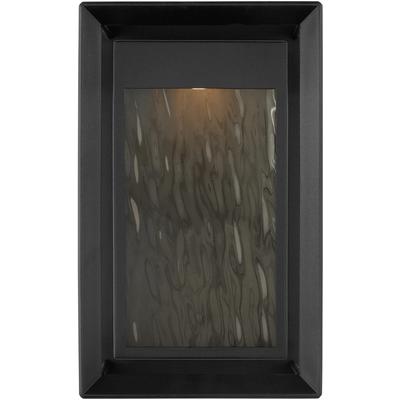 Generation Lighting Designers - Urbandale Medium Outdoor LED Lantern - Textured Black - OL13701TXB-L1