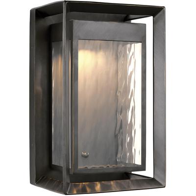 Generation Lighting Designers - Urbandale Large Outdoor LED Lantern - Antique Bronze - OL13702ANBZ-L1