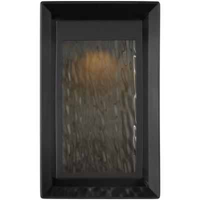Generation Lighting Designers - Urbandale Large Outdoor LED Lantern - Textured Black - OL13702TXB-L1
