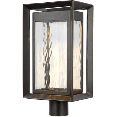 Generation Lighting Designers - Urbandale Large Outdoor LED Post Lantern - Antique Bronze - OL13707ANBZ-L1