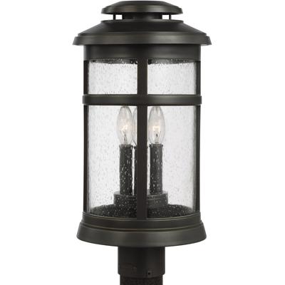 Generation Lighting Designers - Newport Outdoor Post Lantern - Antique Bronze - OL14307ANBZ