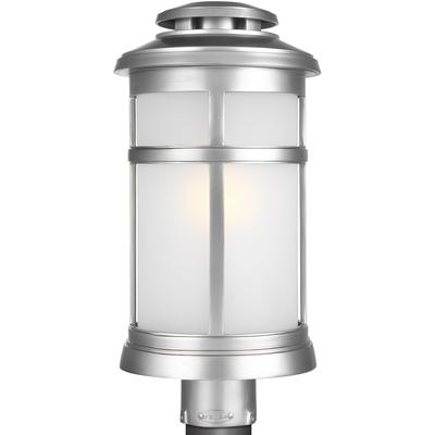 Generation Lighting Designers - Newport Outdoor Post Lantern - Painted Brushed Steel - OL14307PBS