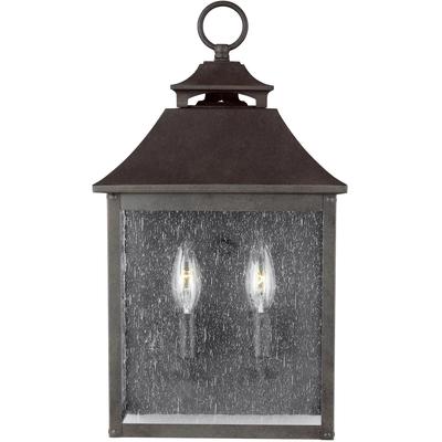 Generation Lighting Designers - Galena Outdoor Pocket Wall Lantern - Sable - OL14400SBL