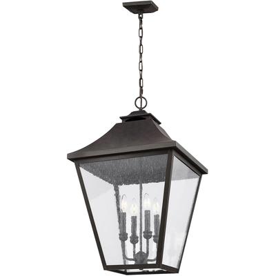 Generation Lighting Designers - Galena Large Outdoor Pendant - Sable - OL14409SBL