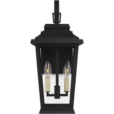 Generation Lighting Designers - Warren Small Outdoor Lantern - Textured Black - OL15401TXB