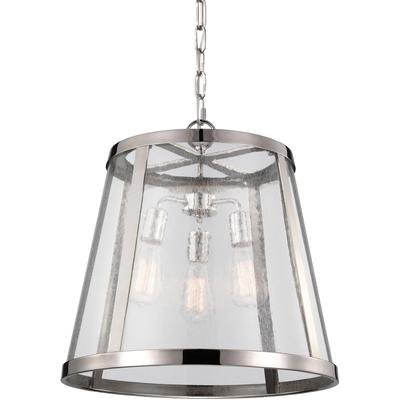 Generation Lighting Designers - Harrow Large Pendant - Polished Nickel - P1288PN