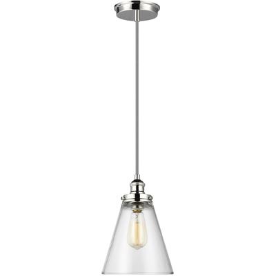 Generation Lighting Designers - Baskin Cone Pendant - Polished Nickel - P1347PN