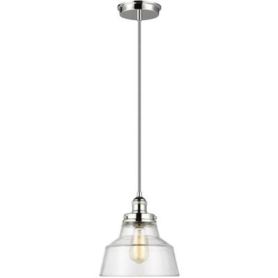 Generation Lighting Designers - Baskin Chimney Pendant - Polished Nickel - P1348PN