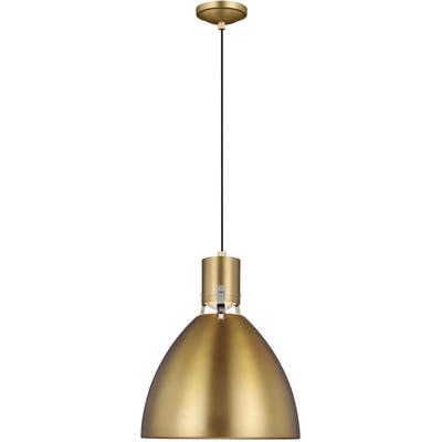 Generation Lighting Designers - Brynne Small LED Pendant - Burnished Brass - P1442BBS-L1