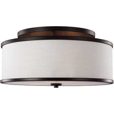 Generation Lighting Designers - Lennon Medium Semi-Flush Mount - Oil Rubbed Bronze - SF339ORB