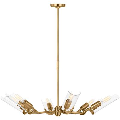 Generation Lighting Designers - Mezzo Large Chandelier - Burnished Brass - TC1166BBS