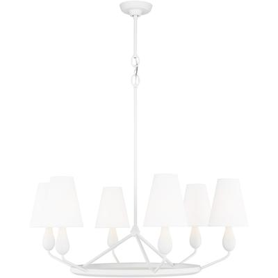 Generation Lighting Designers - Ziba Medium Chandelier - Matte White - TC1186MWT