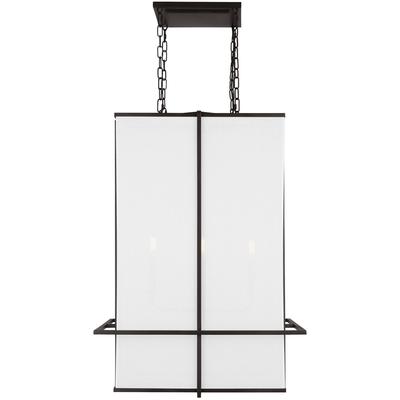 Generation Lighting Designers - Dresden Large Lantern Pendant - Aged Iron - TFC1004AI