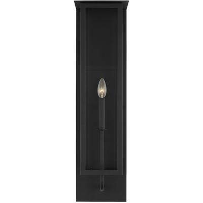Generation Lighting Designers - Dresden Extra Large Lantern Sconce - Textured Black - TFO1021TXB