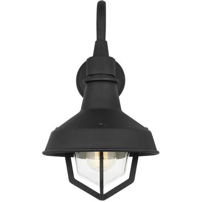 Generation Lighting Designers - Hollis Small Outdoor Wall Lantern - Textured Black - TO1011TXB