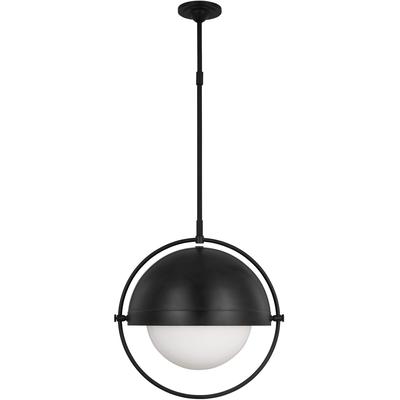 Generation Lighting Designers - Bacall Extra Large Pendant - Aged Iron - TP1111AI