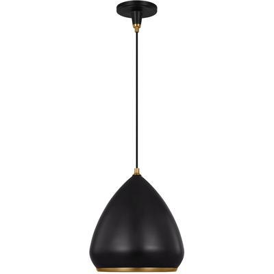Generation Lighting Designers - Clasica Medium Pendant - Aged Iron - TP1121AIBBS