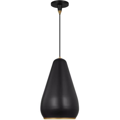 Generation Lighting Designers - Clasica Small Pendant - Aged Iron - TP1141AIBBS