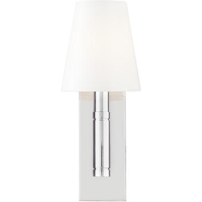 Generation Lighting Designers - Beckham Classic Rectangular Sconce - Polished Nickel - TV1001PN