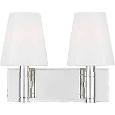 Generation Lighting Designers - Beckham Classic Vanity - Polished Nickel - TV1022PN