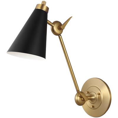 Generation Lighting Designers - Signoret Library Sconce - Burnished Brass - TW1071BBS