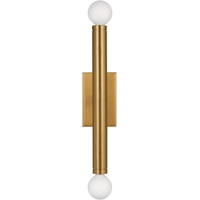 Generation Lighting Designers - Beckham Modern Medium Single Sconce - Burnished Brass - TW1122BBS