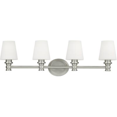 Generation Lighting Designers - Xavierre 4-Light Vanity Fixture - Satin Nickel - VS22104SN
