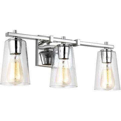 Generation Lighting Designers - Mercer 3-Light Vanity Fixture - Chrome - VS24303CH