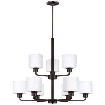 Generation Lighting - Canfield 9-Light Chandelier - 3128809-710