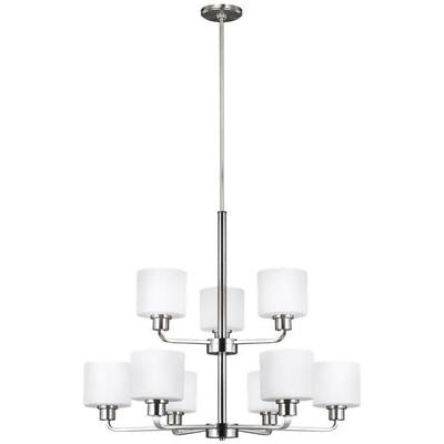 Generation Lighting - Canfield 9-Light Chandelier - 3128809-962