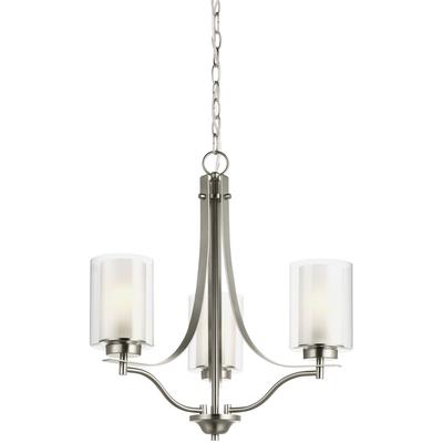 Generation Lighting - Elmwood Park 3-Light Chandelier - Brushed Nickel - 3137303EN3-962