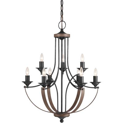 Generation Lighting - Corbeille 9-Light Chandelier - 3280409EN-846