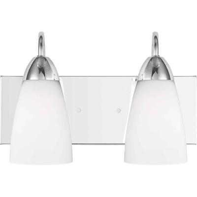 Generation Lighting - Seville 2-Light Wall/Bath Fixture - Chrome - 4420202-05