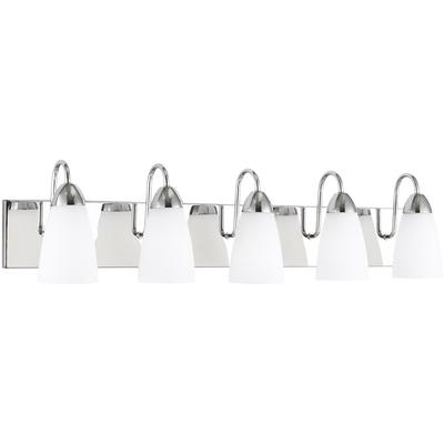 Generation Lighting - Seville 5-Light Wall/Bath Fixture - Chrome - 4420205-05