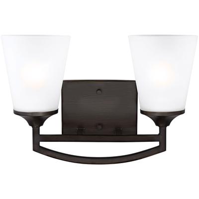 Generation Lighting - Hanford 2-Light Wall/Bath Fixture - 4424502-710