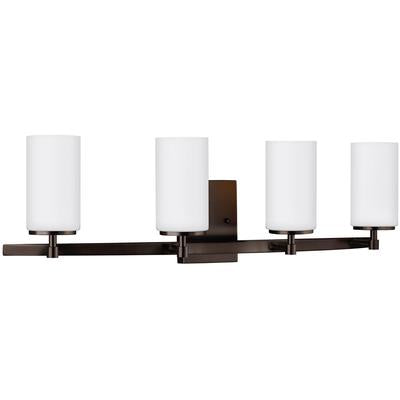 Generation Lighting - Alturas 4-Light Wall/Bath Fixture - Brushed Oil Rubbed Bronze - 4424604-778