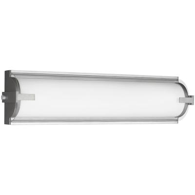 Generation Lighting - Braunfels Small 2-Light LED Wall/Bath Light - Satin Aluminum - 4435793S-04