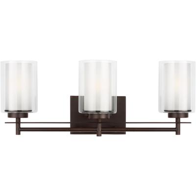 Generation Lighting - Elmwood Park 3-Light Wall Bath Fixture - 4437303-710