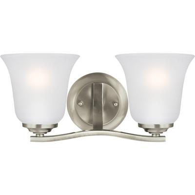 Generation Lighting - Emmons 2-Light Wall/Bath Chandelier - 4439002-962