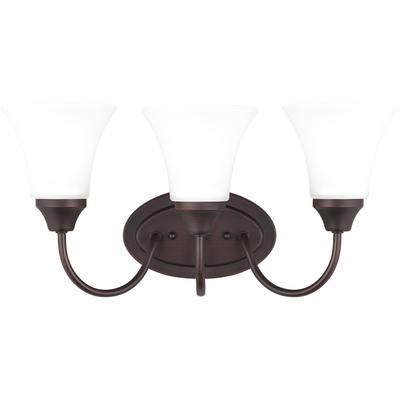 Generation Lighting - Holman 3-Light Wall Bath Fixture - 44807-710