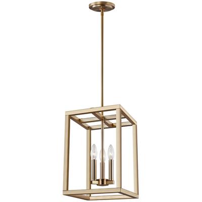 Generation Lighting - Moffet Street 3-Light Hall/Foyer Fixture - Satin Bronze - 5134503-848