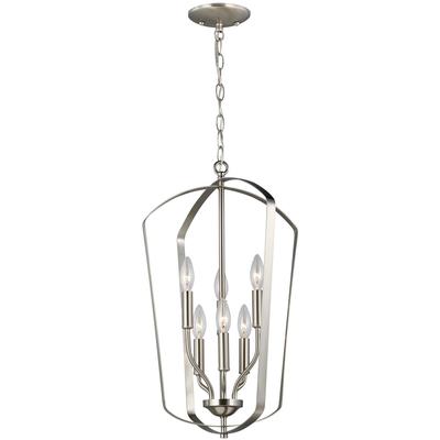 Generation Lighting - Romee Large 6-Light Hall/Foyer Fixture - Brushed Nickel - 5134906-962