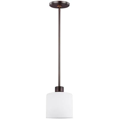 Generation Lighting - Canfield 1-Light Mini-Pendant - Burnt Sienna - 6128801-710