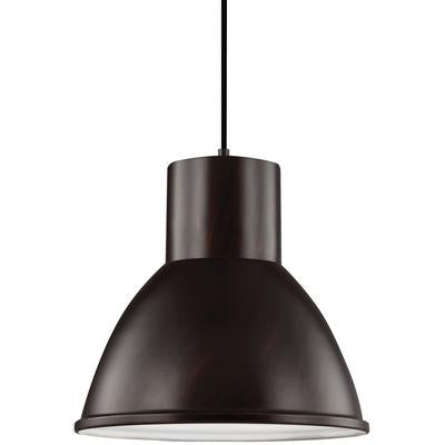 Generation Lighting - Division Street 1-Light Pendant - Burnt Sienna - 6517401-710