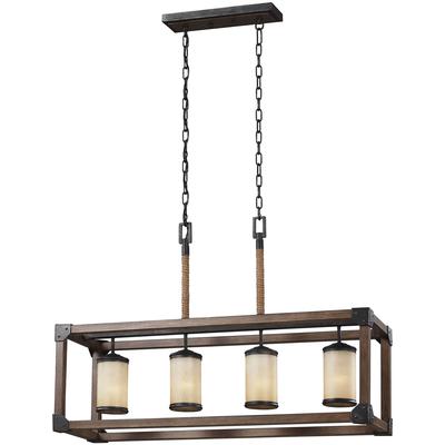 Generation Lighting - Dunning 4-Light Island Pendant - 6613304-846