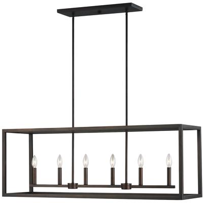 Generation Lighting - Moffet Street 6-Light Island Pendant - 6634506-710