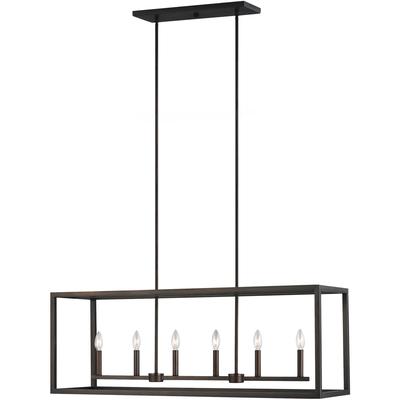 Generation Lighting - Moffet Street 6-Light Island Pendant - 6634506-710